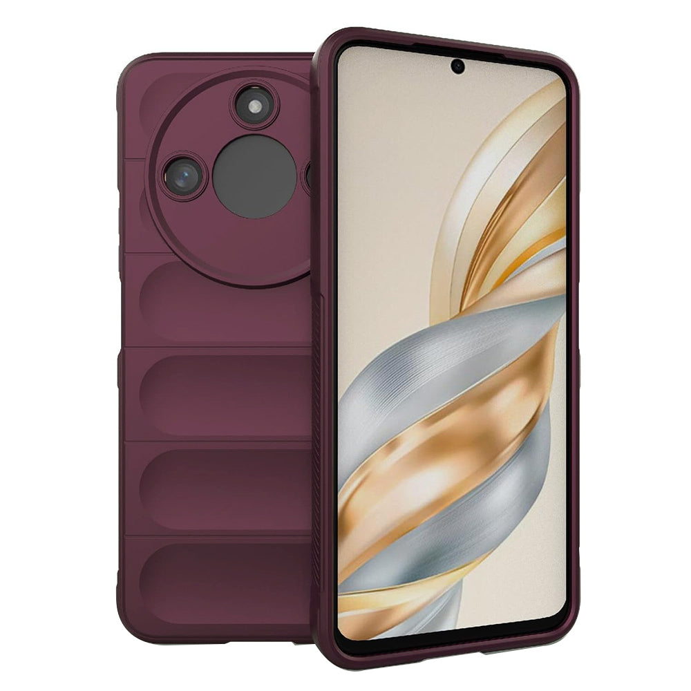 Husa de protectie Techsuit Magic Shield compatibil cu Honor X9c Smart, Bordeaux