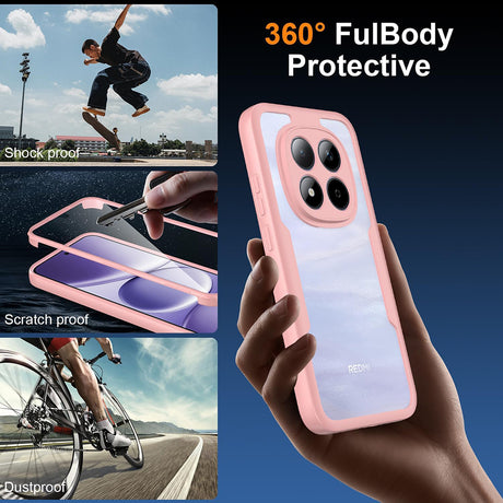 Husa de protectie Techsuit ColorVerse 360 Series compatibil cu Xiaomi Poco X8 Pro Max, Roz