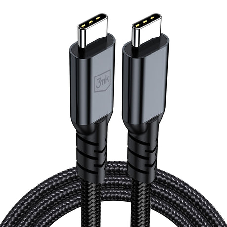 3mk Hyper N-Series kábel, Thunderbolt 4, 240 W, 2 m, fekete