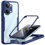 TechSuit Folie de protectie Techsuit ColorVerse 360 Series + compatibil cu Xiaomi Poco X8 Pro Max, Albastru
