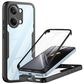 TechSuit Folie de protectie Techsuit ColorVerse 360 Series + compatibil cu Xiaomi Poco X8 Pro Max, Negru