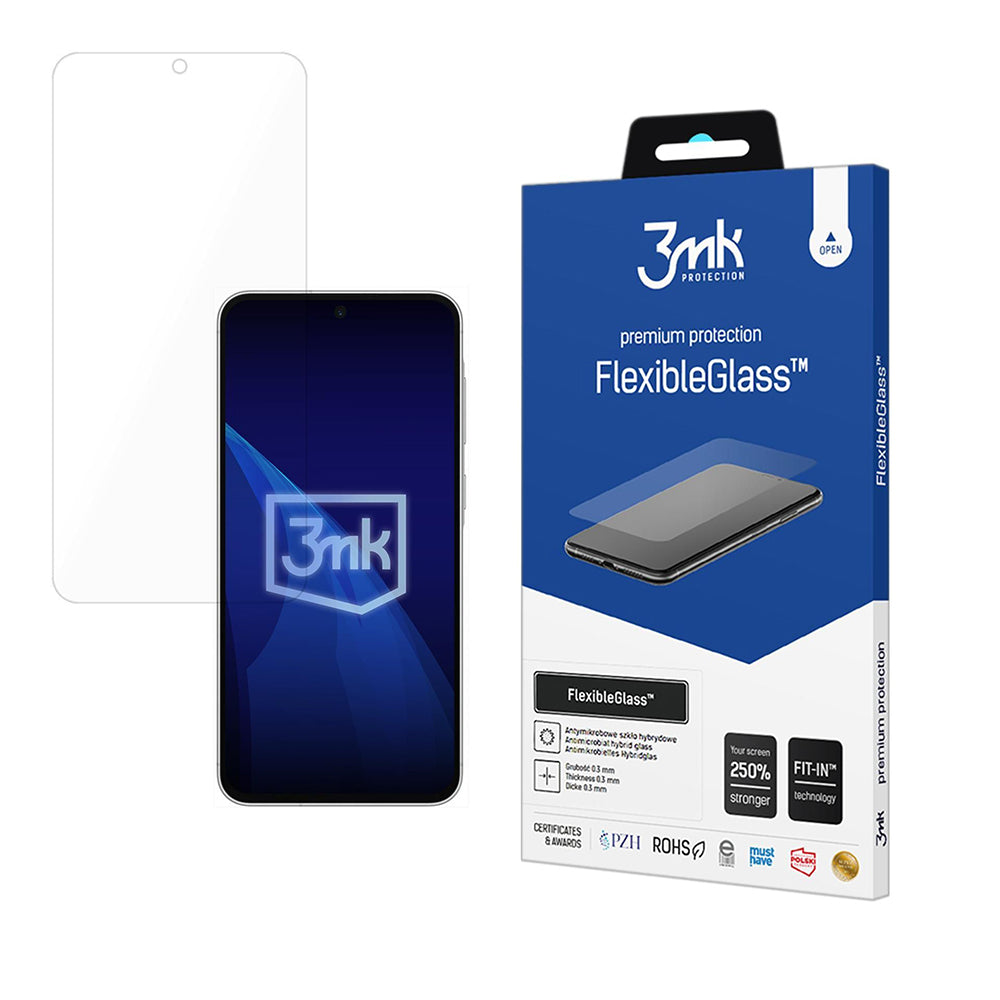 Folie de protectie 3mk FlexibleGlass compatibil cu Samsung Galaxy A57 5G, Transparent