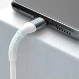Cablu 3mk Hyper N-Series, USB-C, 100W, 2m, Alb