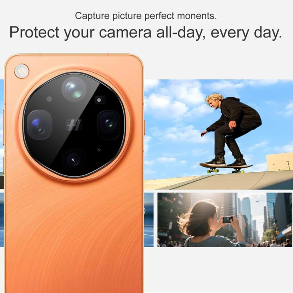 TechSuit Folie de protectie Techsuit Full Camera Glass compatibil cu Oppo Find X9 Ultra, Negru – imagine 3
