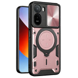 TechSuit Husa de protectie Techsuit CamGuard Pro compatibil cu Xiaomi Redmi A7 Pro 4G, Roz Auriu