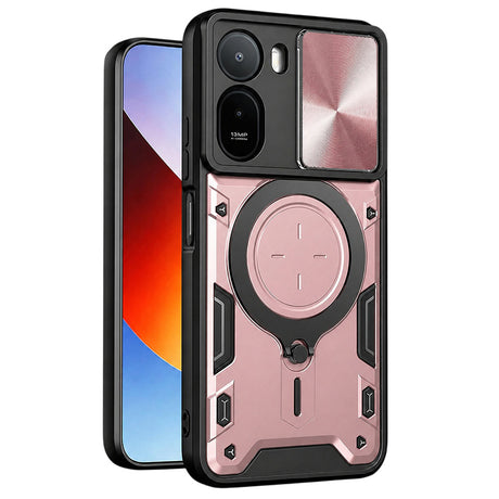 TechSuit Husa de protectie Techsuit CamGuard Pro compatibil cu Xiaomi Redmi A7 Pro 4G, Roz Auriu