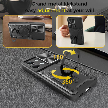 TechSuit Husa de protectie Techsuit CamGuard Pro compatibil cu Xiaomi Redmi A7 Pro 4G, Roz Auriu – imagine 6