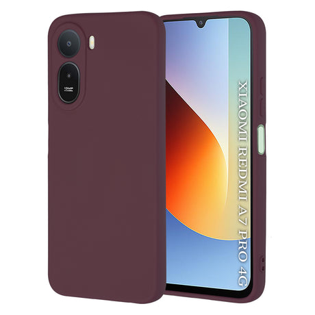 TechSuit Husa de protectie Techsuit SoftFlex compatibil cu Xiaomi Redmi A7 Pro 4G, Plum Red