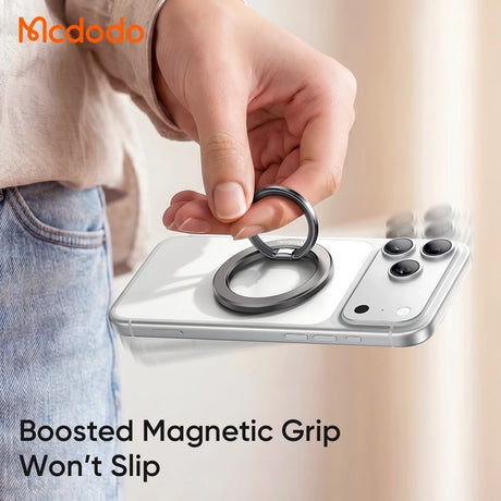 Suport inel Mcdodo MR-7070, Magnetic, Rotativ 360°, Negru