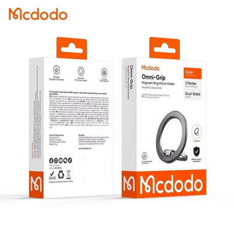 Suport inel Mcdodo MR-7070, Magnetic, Rotativ 360°, Negru