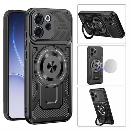 Husa de protectie Techsuit RuggedCam compatibil cu Oppo Reno15 F / Reno15 FS 5G, Mov