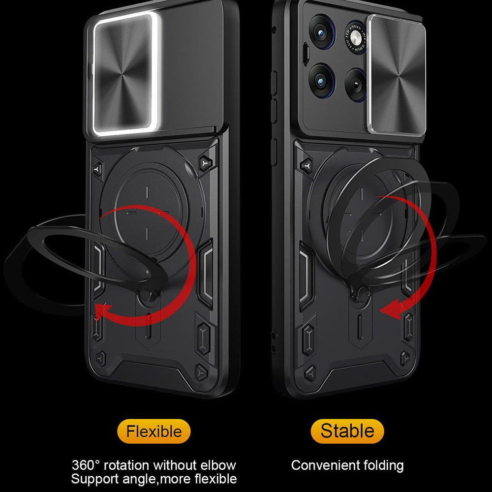 Husa de protectie Techsuit CamGuard Pro compatibil cu Motorola Edge 70 Fusion, Roșu