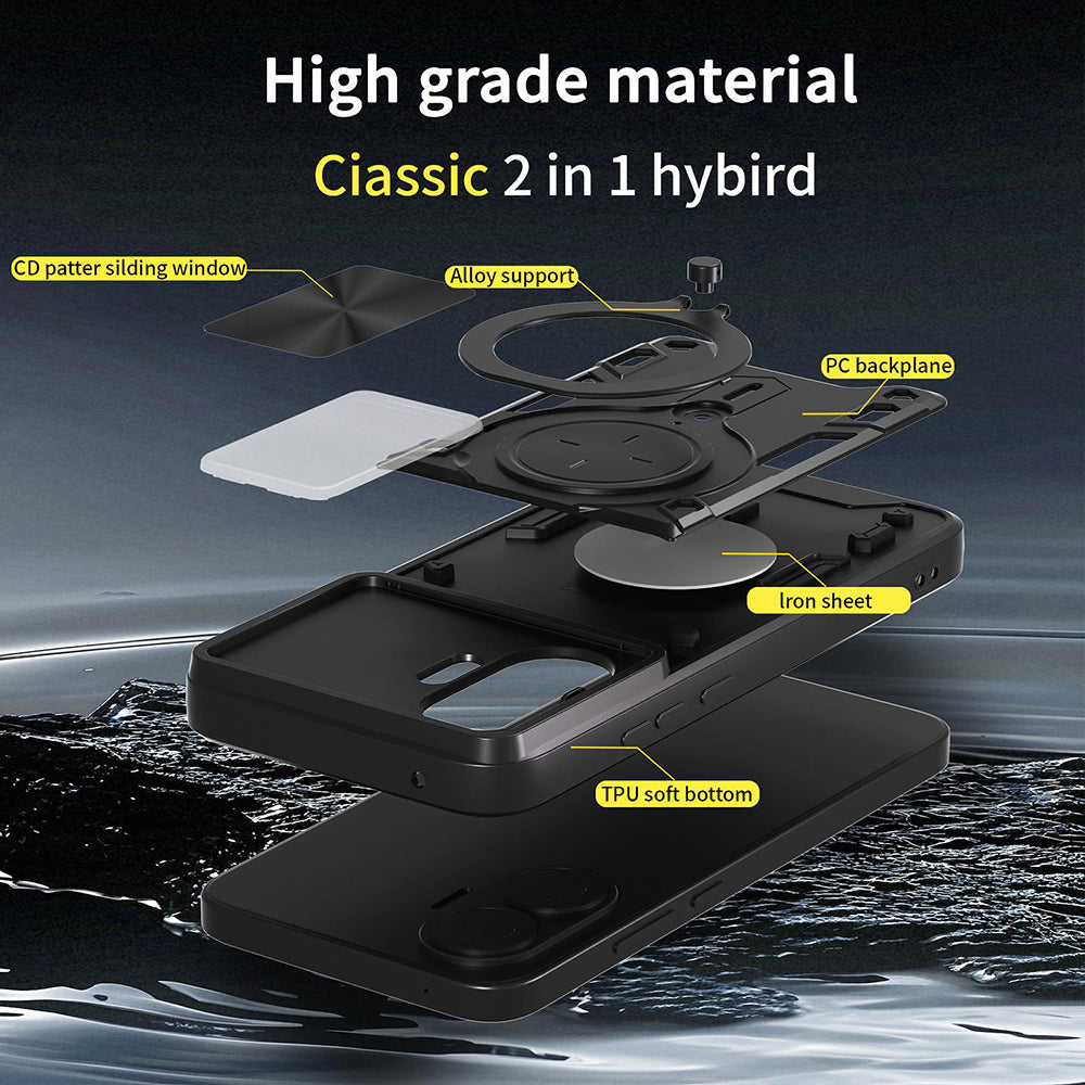 Husa de protectie Techsuit CamGuard Pro compatibil cu Xiaomi Poco F7, Albastru