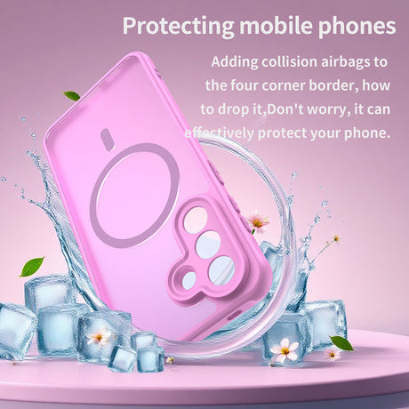 Husa pentru Samsung Galaxy A27 5G - Techsuit HaloFrost II MagSafe - Pink