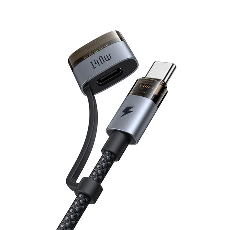 Cablu Mcdodo 2in1 (CA-8860), USB-C la USB-C + MagSafe 3, 240W, 2m, Negru