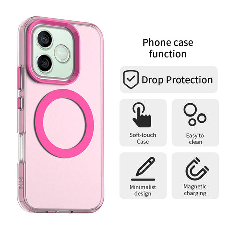 Husa pentru Honor 600 / 600 Pro - Techsuit CandyCase MagSafe - Pink
