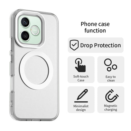 Husa pentru Honor 600 / 600 Pro - Techsuit CandyCase MagSafe - White