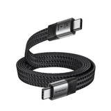 Cablu Techsuit ElysiumSync Pro (CX1), Type-C, PD240W, 1m, Gri