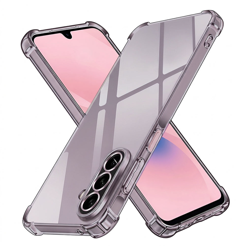 Husa de protectie Techsuit Shockproof Clear Silicone compatibil cu Samsung Galaxy A27 5G, Fumuriu