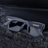 Ochelari de Soare Techsuit (8491), Patrat, TAC, Negru Mat