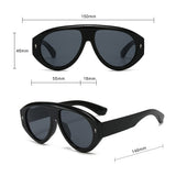 Ochelari de soare Techsuit (3991), Policarbonat, Maro