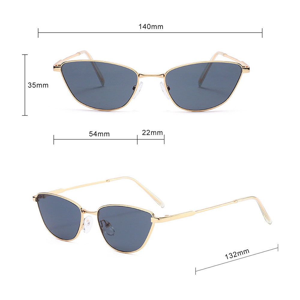 Ochelari de Soare Techsuit (622), Cat-Eye, Negru