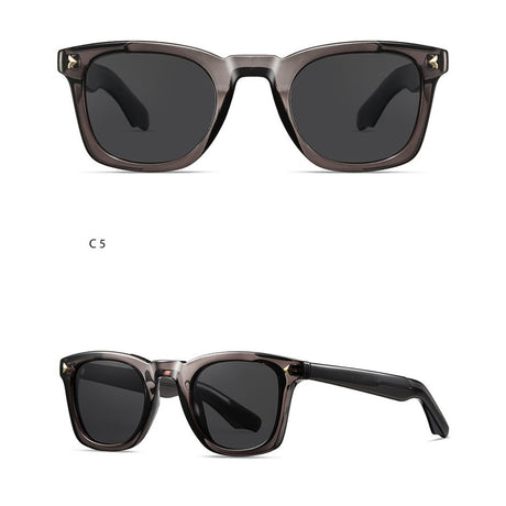 Ochelari de soare Techsuit (31243), Wayfarer, HD, Gri