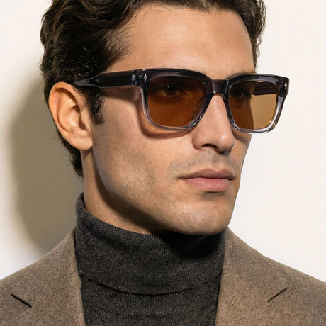 Ochelari de Soare Techsuit (31246), Flat-Top, UV400, Maro