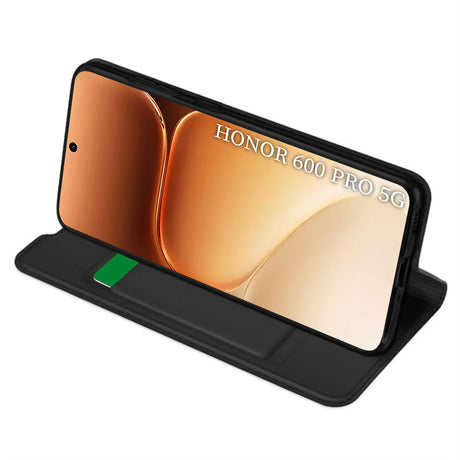 Husa de protectie Techsuit Magskin Book compatibil cu Honor 600 Pro, Negru