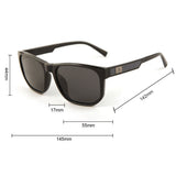 Ochelari de Soare Techsuit (8502), Wayfarer, Polarizati, Gri
