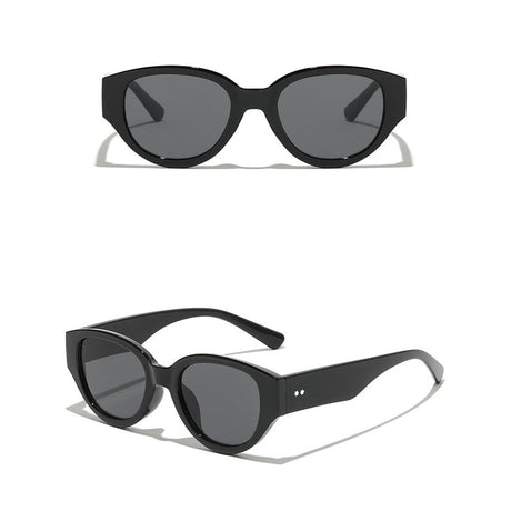 Ochelari de Soare Techsuit (17002), Oval, Policarbonat, Negru