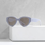 Ochelari de Soare Techsuit (17002), Ovali, Policarbonat, Gri / Maro