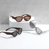 Ochelari de Soare Techsuit (17002), Ovali, Policarbonat, Gri / Maro