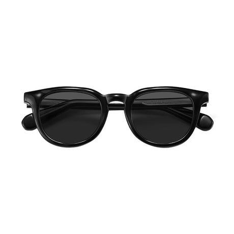 Ochelari de Soare Techsuit (8663), Rotunzi, Polarizati, Negru