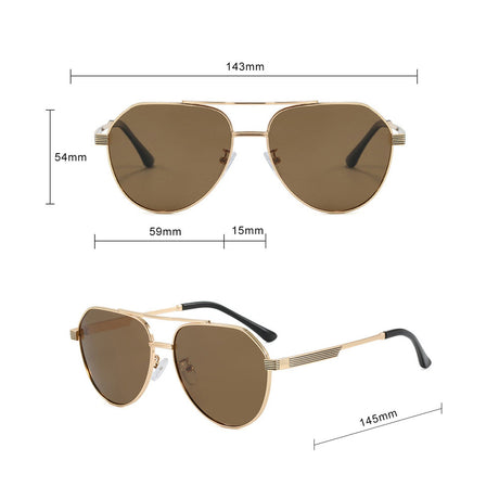 Ochelari de Soare Techsuit (8622), Aviator, Maro
