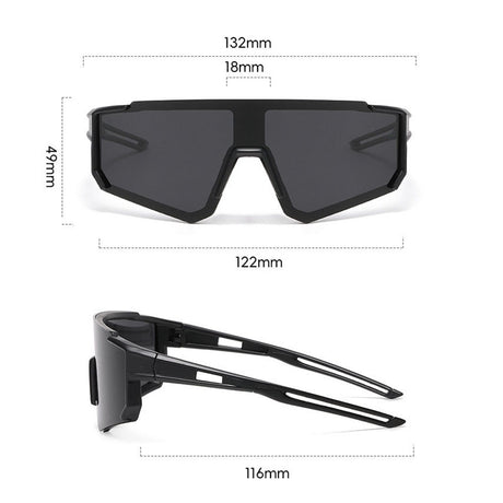 Ochelari Sport Techsuit (R601), TR, Gri, Negru