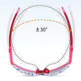 Ochelari de Soare Sport, pentru Copii, Polarizati - Techsuit (2025) - Pink