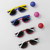 Ochelari de Soare Techsuit (616), TPEE, Polarizati, Albastru