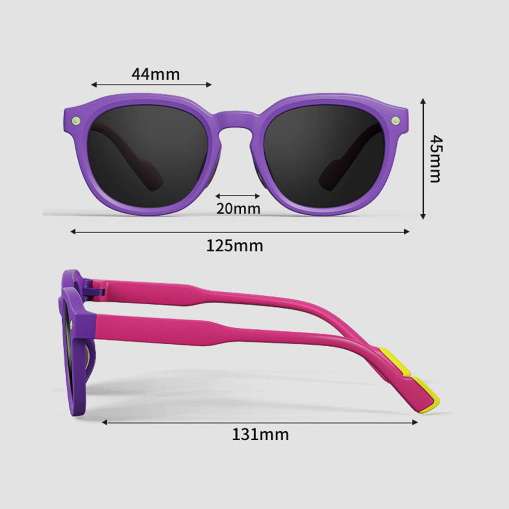 Ochelari de Soare Techsuit (616), TPEE, Gri, Roz