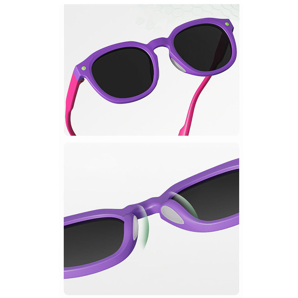 Ochelari de Soare Techsuit (616), TPEE, Gri, Roz