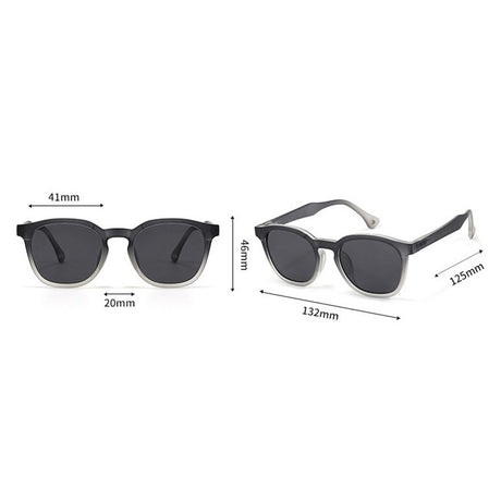 Ochelari de Soare Techsuit (691), TR Frame, Gri Lentila, Mov