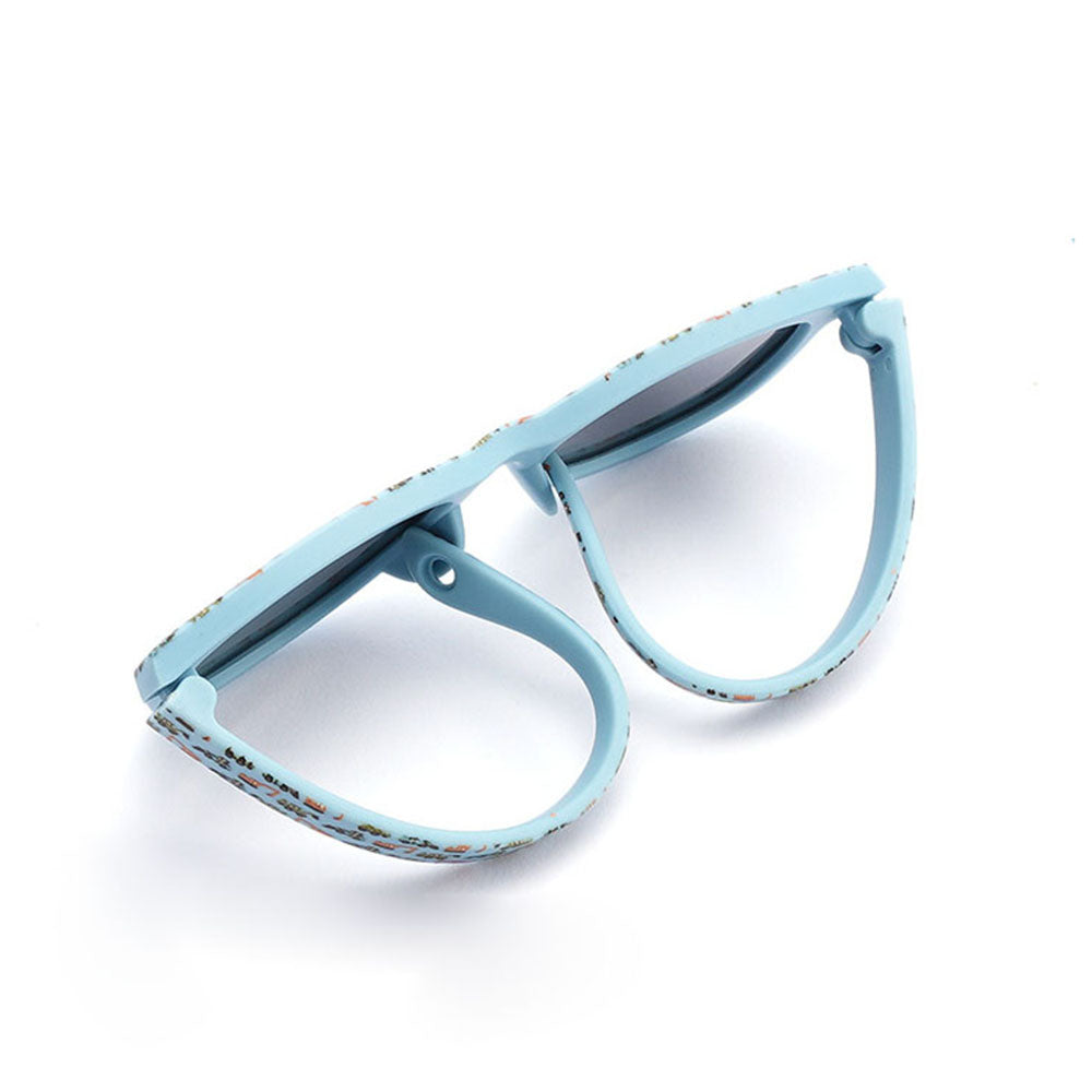 Ochelari de Soare Techsuit (5218), TPEE, Gri, Albastru