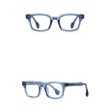 Ochelari Protectie Calculator Techsuit Reflex PC (LS084), Dreptunghiulara, Transparent, Albastru
