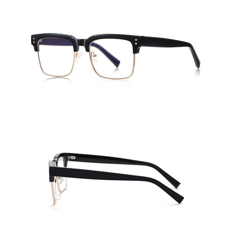Ochelari Protectie Calculator Techsuit Reflex PC (2205), Patrati, Negru / Auriu