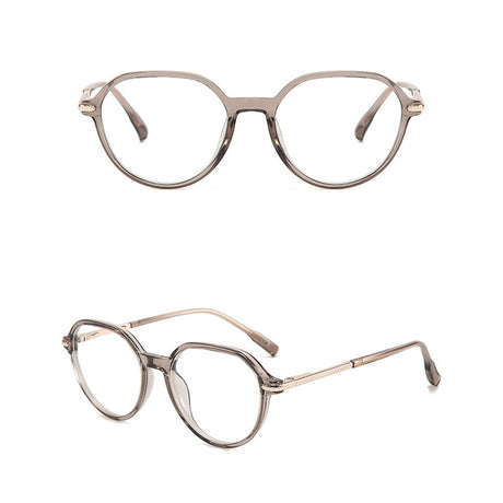 Ochelari Protectie Calculator Techsuit Reflex PC (TM1062), Browline, Transparent Maro