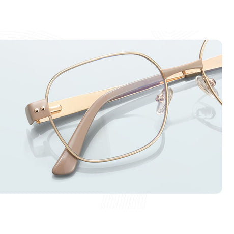 Ochelari Protectie Calculator Techsuit Reflex PC (3172), Dreptunghiular, Maro / Auriu