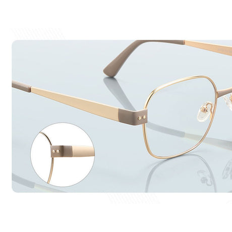 Ochelari Protectie Calculator Techsuit Reflex PC (3172), Dreptunghiular, Maro / Auriu