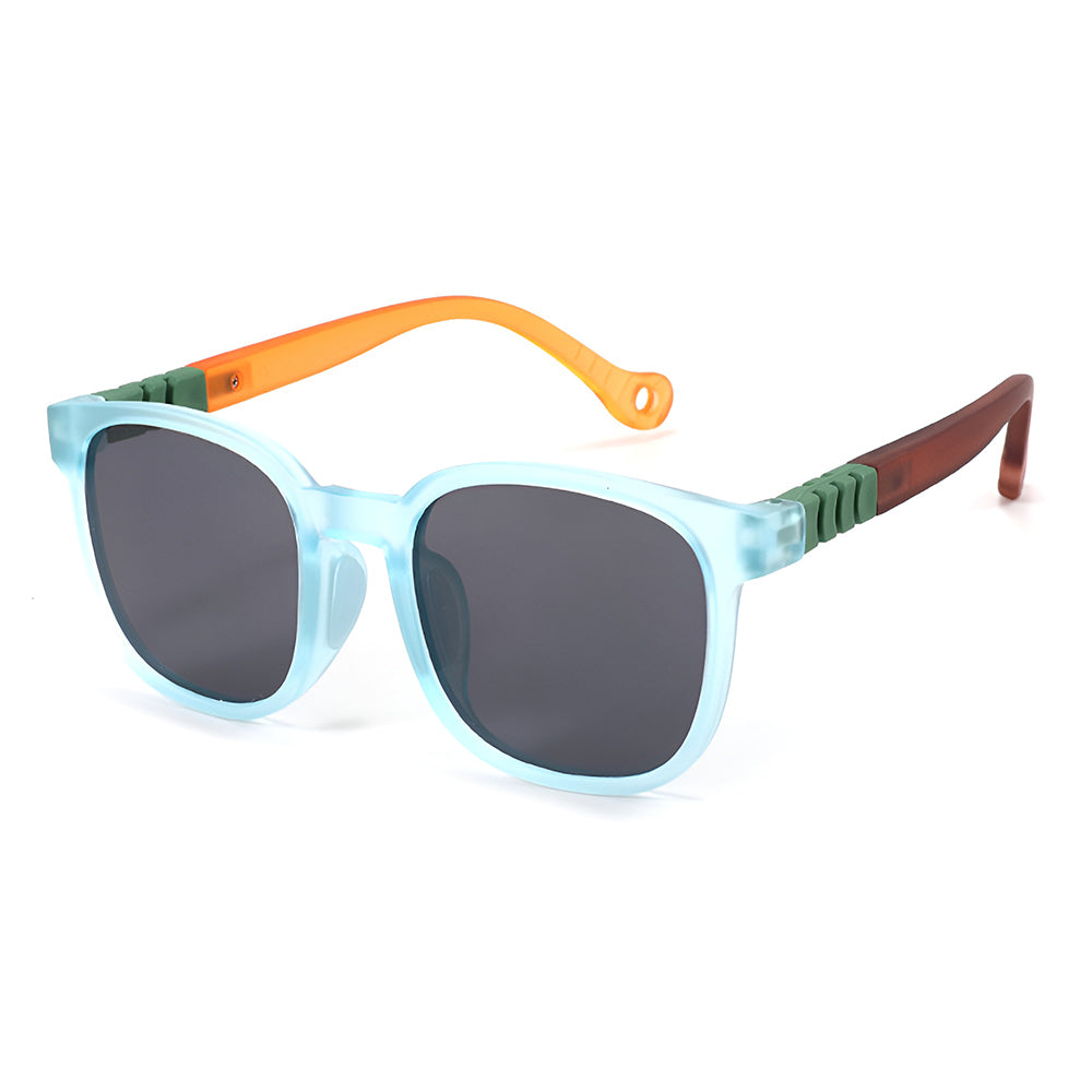 Ochelari de Soare Techsuit (9694), TR Frame, Gri Lentile, Albastru Multicolor