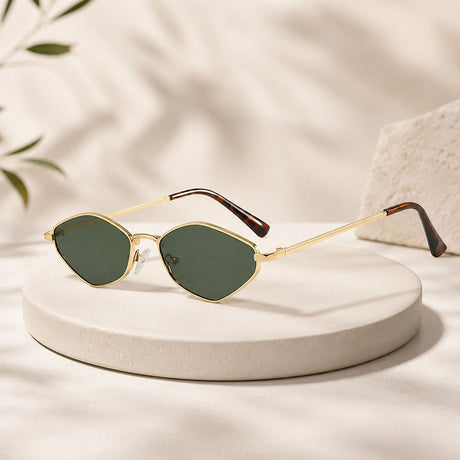 Ochelari de Soare Techsuit (6206), Hexagonal, Verde