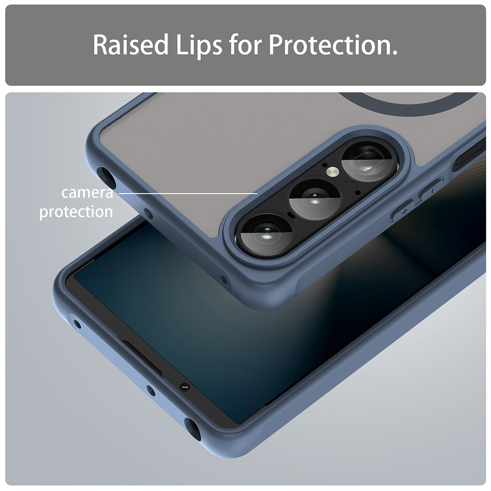 Husa de protectie Techsuit HaloFrost II MagSafe compatibil cu Sony Xperia 1 VIII, Albastru